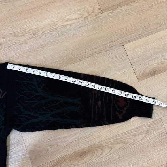 Vintage Astra Fox Hunt Dogs & Horse Equestrian Themed Knit Sweater Size Small - Picture 8 of 8